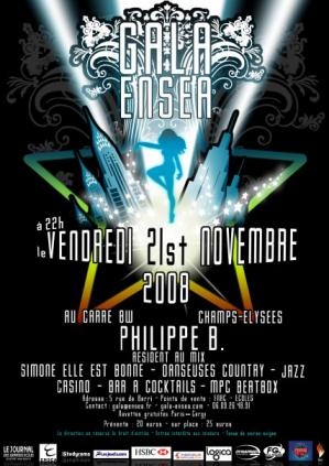 Affiche du Gala ENSEA 2008