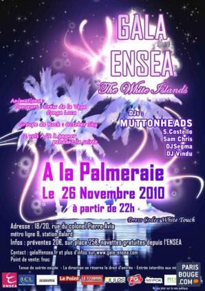 Affiche du Gala ENSEA 2010